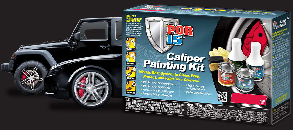 POR-15, Inc. - For high heat performance applications, POR-15 Caliper Paint  provides a tough and attractive coating that will satisfy even the most  demanding car enthusiast. This heat-resistant caliper paint has excellent